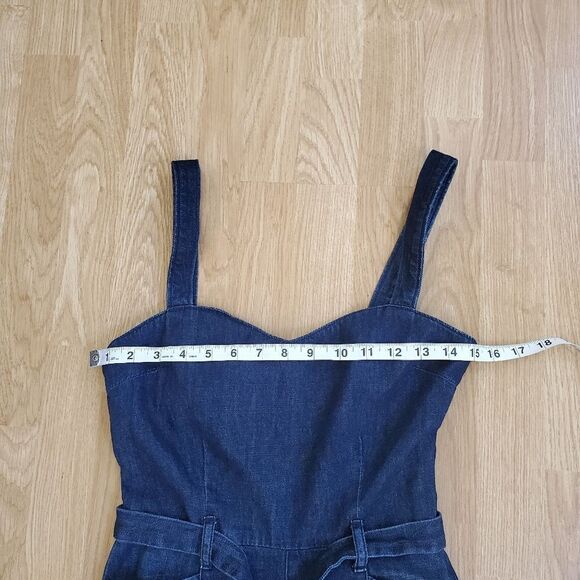 PAIGE Emma Denim Jumpsuit size XS. Excellent, gently worn condition - Picture 12 of 15
